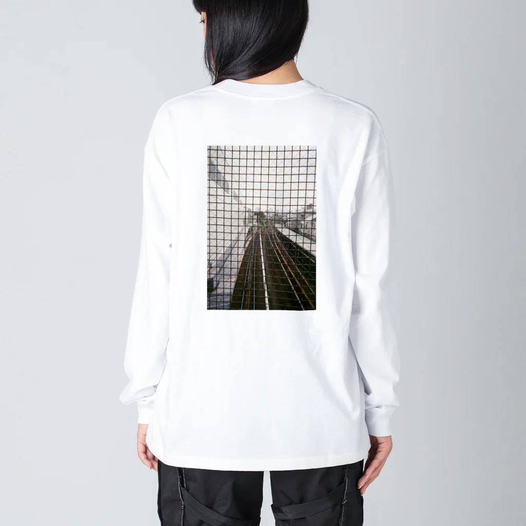 さかなや実験室の格子窓 Big Long Sleeve T-Shirt