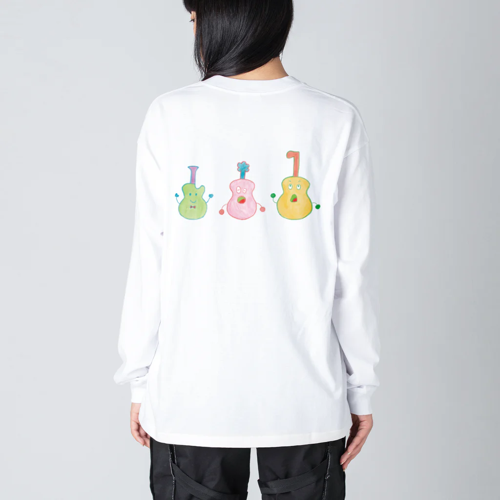 akamonoのギタートリオ Big Long Sleeve T-Shirt