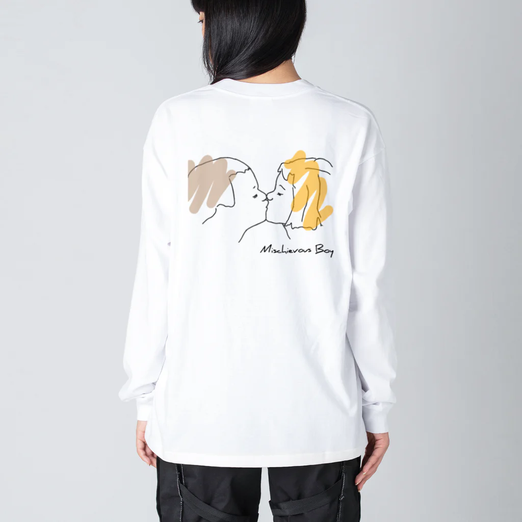 Mischievous Boy_いたずらっ子のMischievous Boy Big Long Sleeve T-Shirt