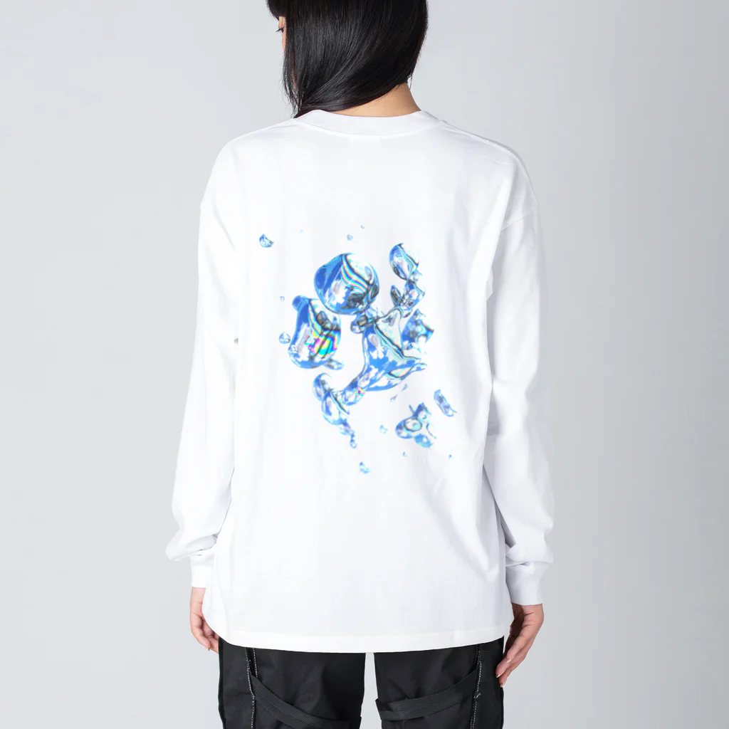 seiseisのCrystal_v1 ビッグシルエットロングスリーブTシャツ