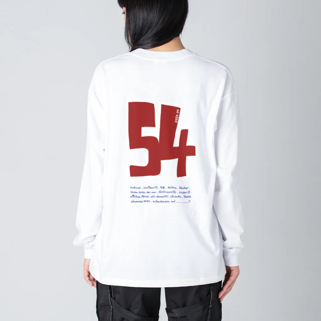 gogoteam54のみんなで作った54T🌏・フチなし ビッグシルエットロングスリーブTシャツ