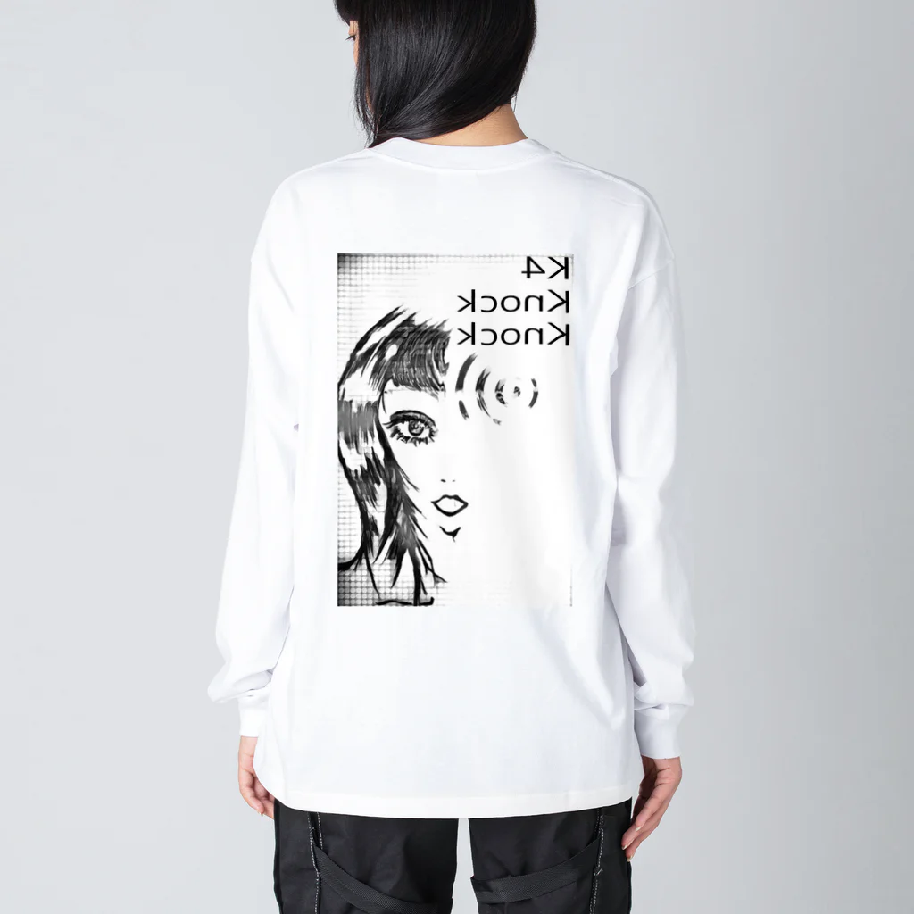 帽子屋のK4knockknock ビッグシルエットロングスリーブTシャツ