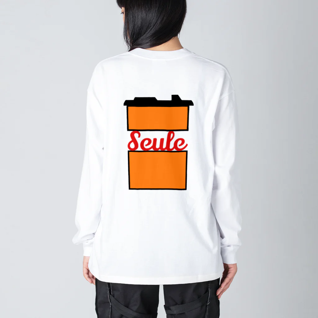 seulepossibilityのサウァル　tea time ビッグシルエットロングスリーブTシャツ