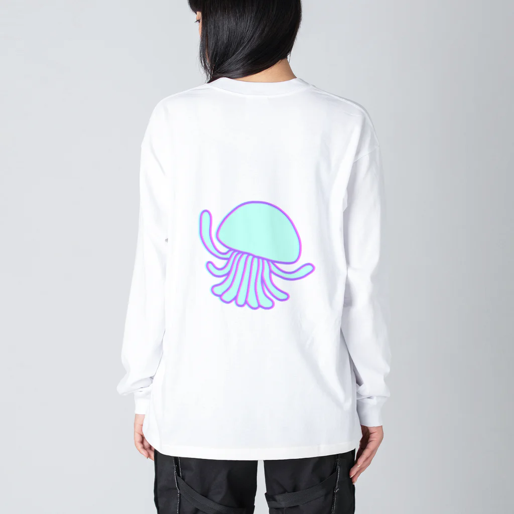 かしわざきのふわふわうちうぢんさん Big Long Sleeve T-Shirt