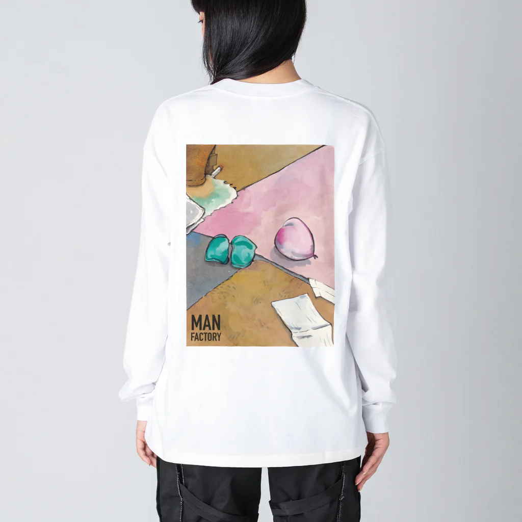 MAN FACTORYの脳内日記 〜 もも ？〜 Big Long Sleeve T-Shirt