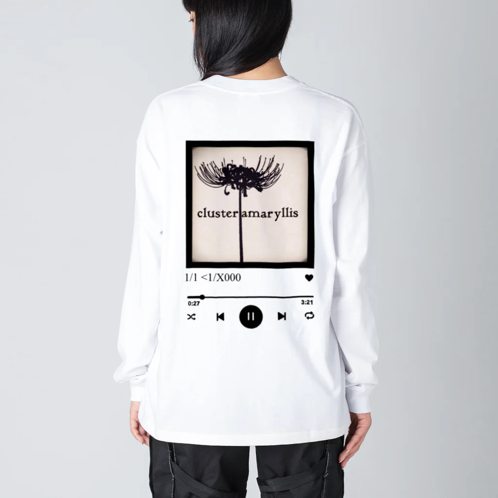 Cluster amaryllisのcluster amaryllis ビッグシルエットロングスリーブTシャツ