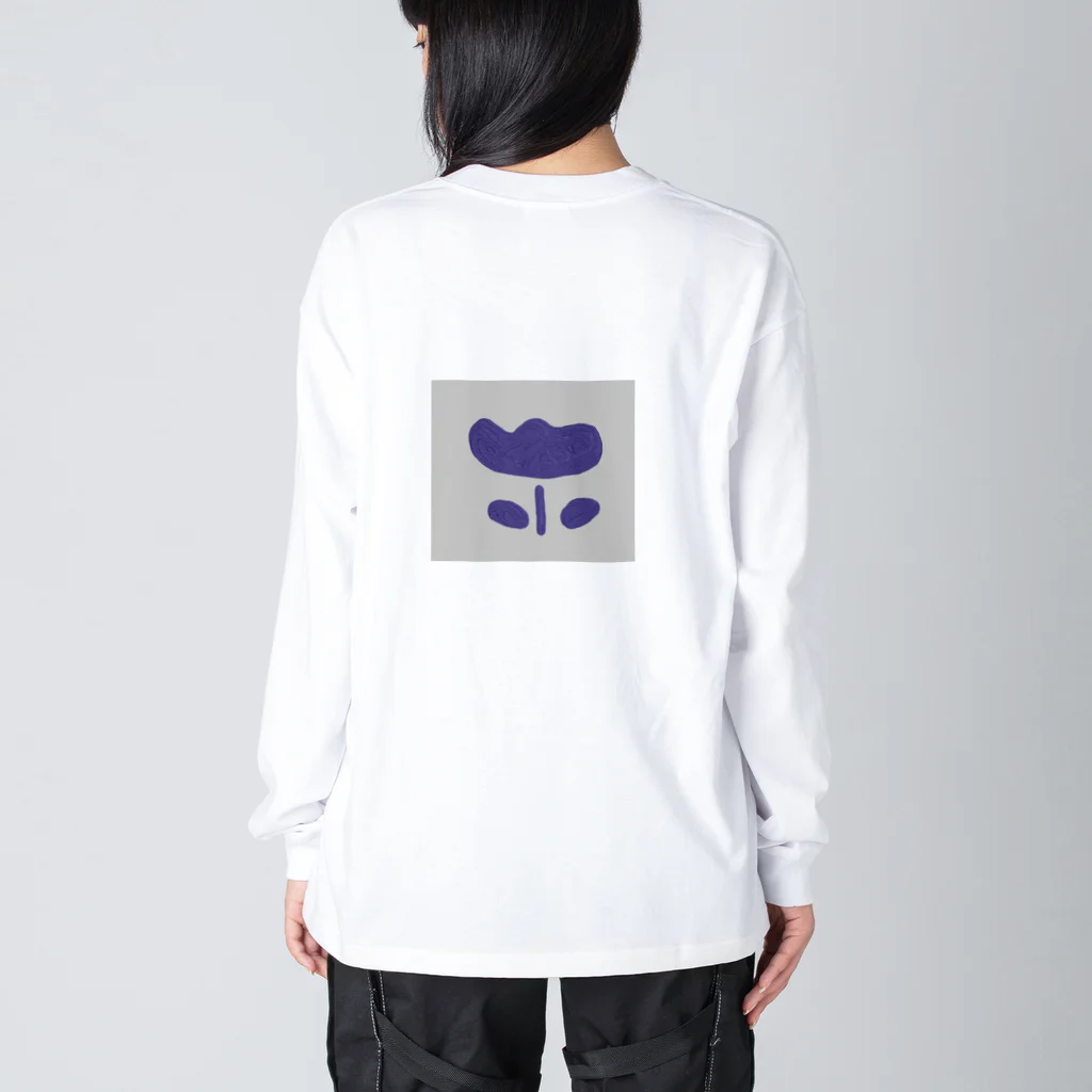 アオイのシンプルなゆるいお花ちゃんグッズ２ Big Long Sleeve T-Shirt