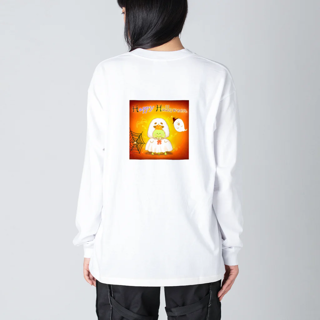 どるちぇ＊うさぎの《ハロウィン07》＊かめくんおばけ＊ Big Long Sleeve T-Shirt