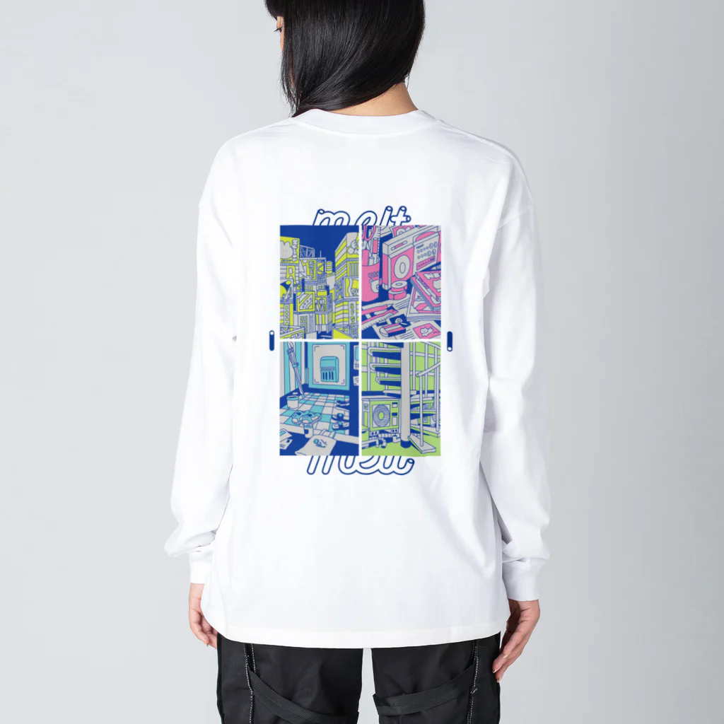 みずののmelt_longT ビッグシルエットロングスリーブTシャツ