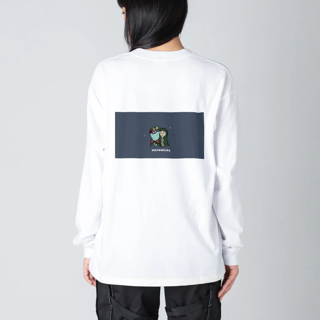 okomeのボタニカルな女の子！ Big Long Sleeve T-Shirt