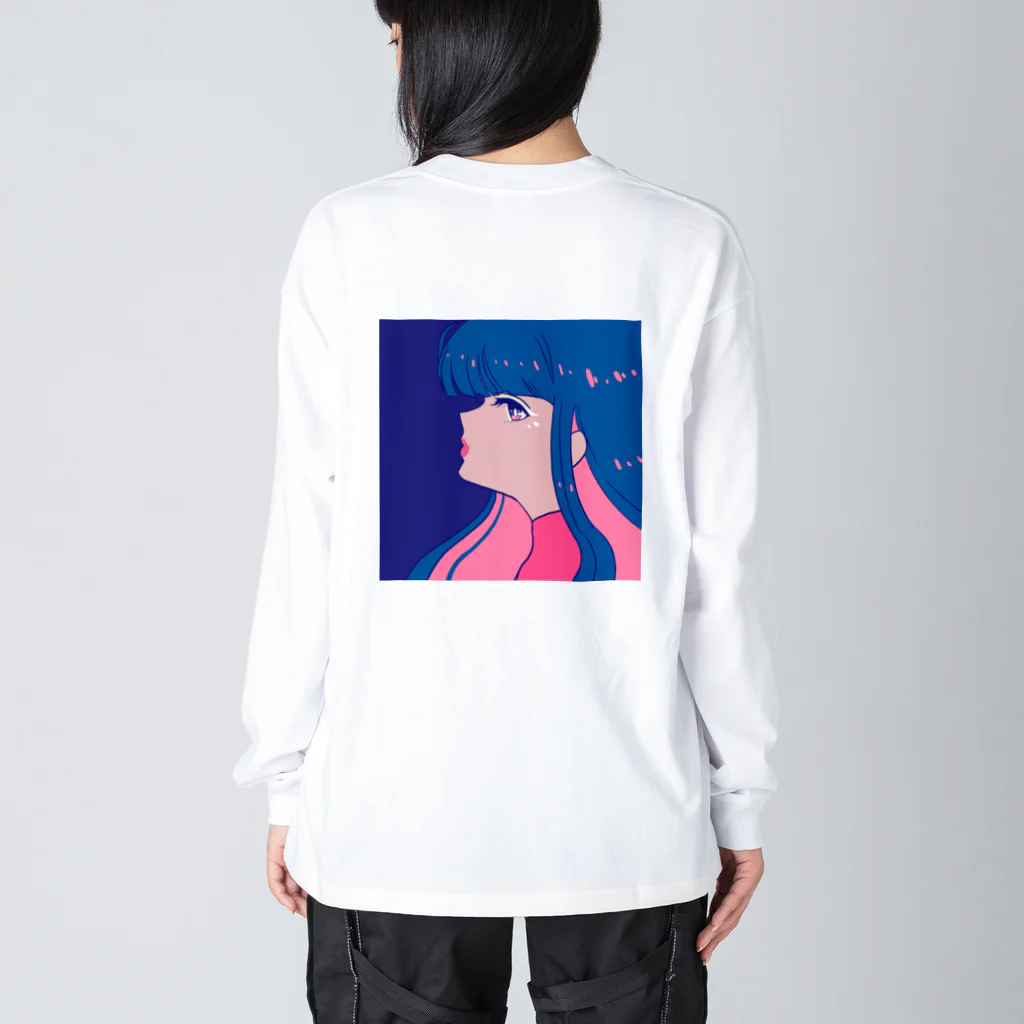 ヌケガケ☆ゆ〜らんのロマンティックな女の子 ビッグシルエットロングスリーブTシャツ