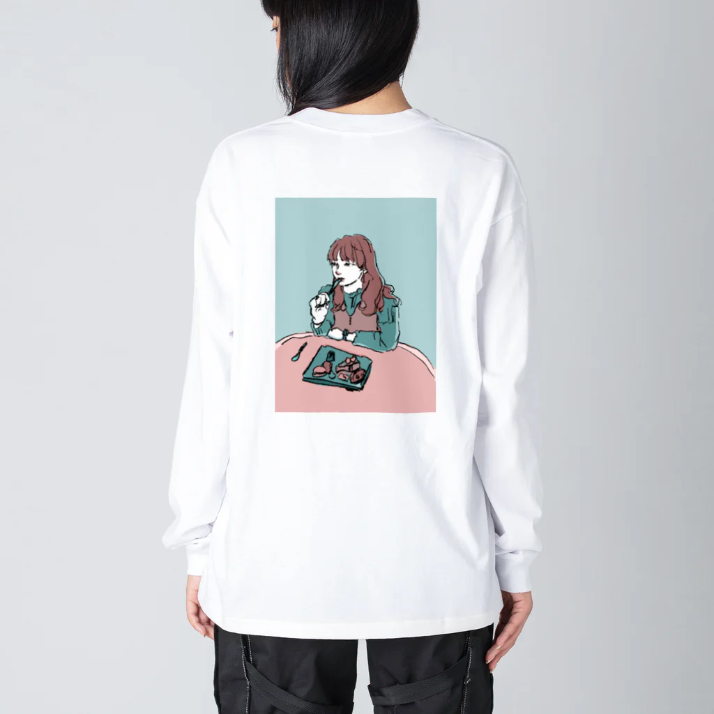 はげまるの甘味 Big Long Sleeve T-Shirt