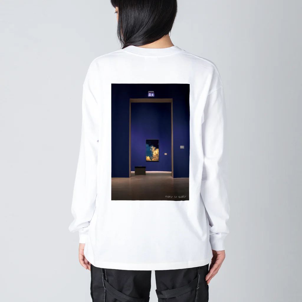 many to qualityのart gallery ビッグシルエットロングスリーブTシャツ