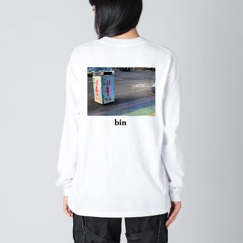 Samantha Kyus Studioのビンはbinに捨てましょう Big Long Sleeve T-Shirt