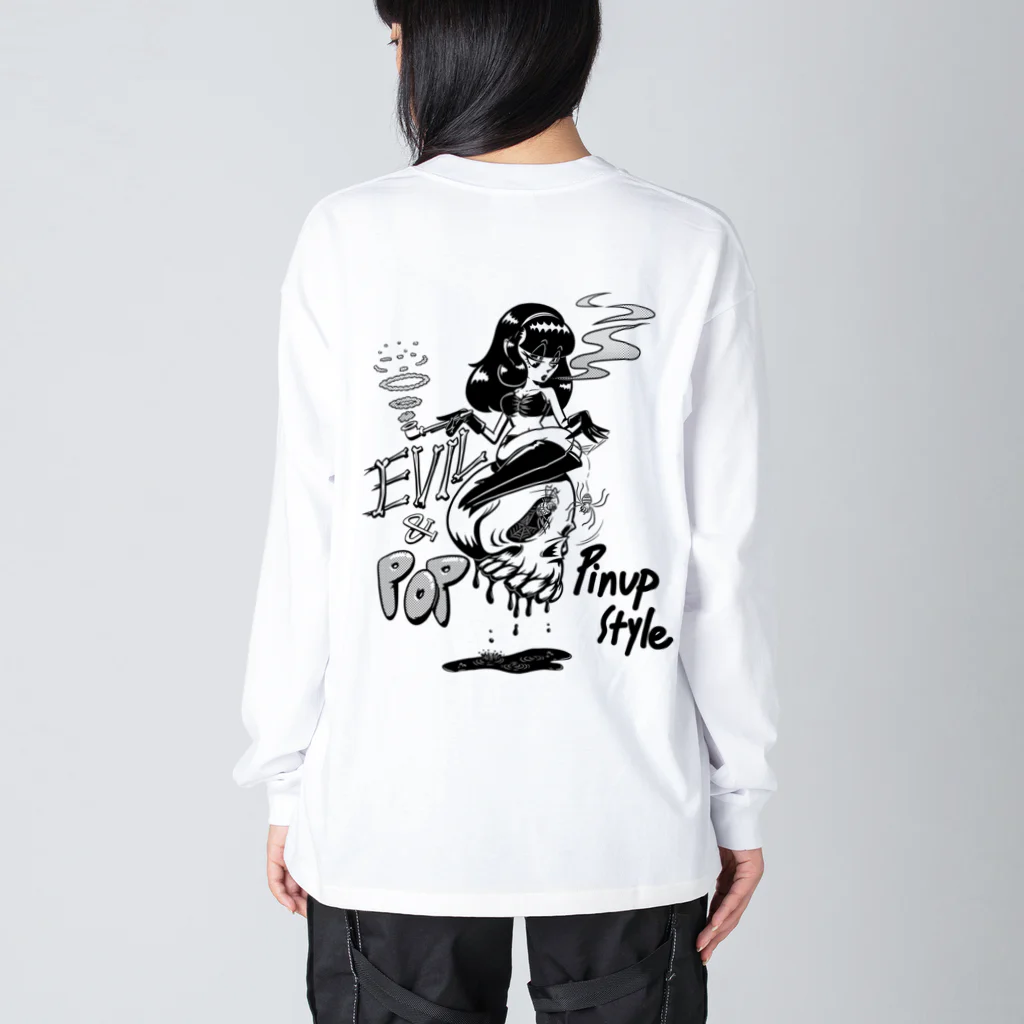 nidan-illustrationの“evil & pop" #2 Big Long Sleeve T-Shirt