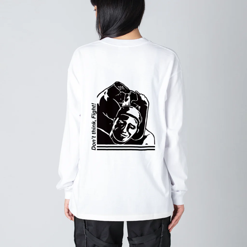 Don't think, Fight!のDTF logo foodie & Long sleeve tee ビッグシルエットロングスリーブTシャツ