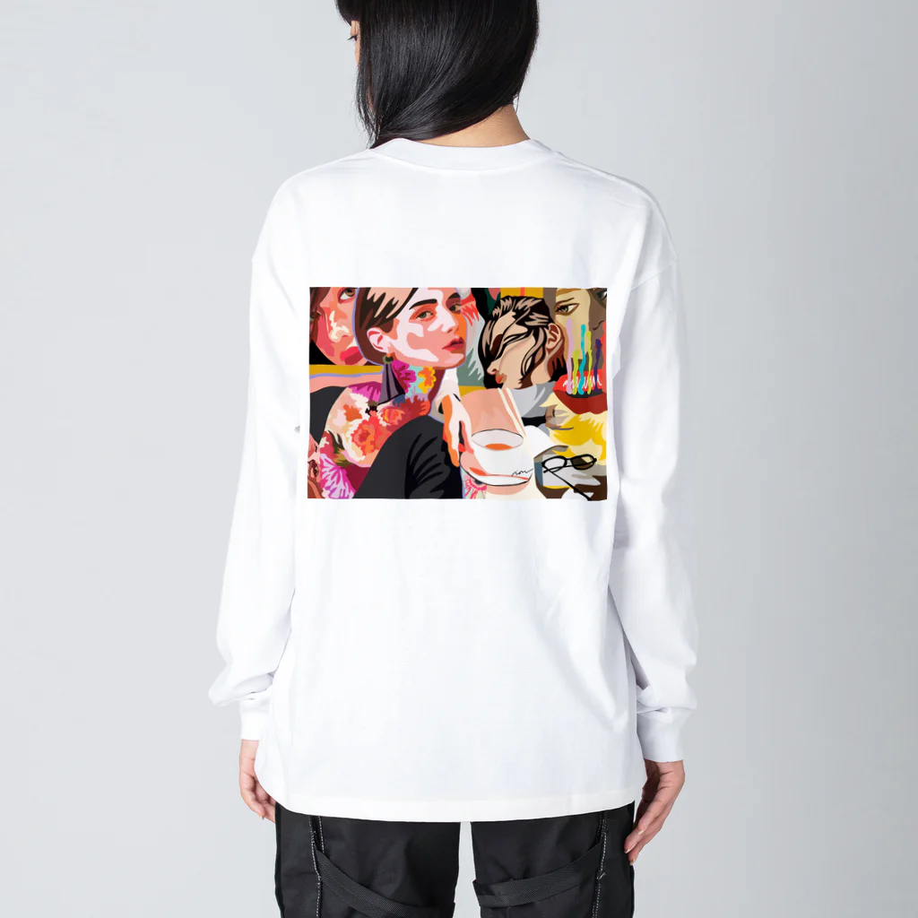 IORI KIKUCHIの砂の女　by Iori Kikuchi Big Long Sleeve T-Shirt