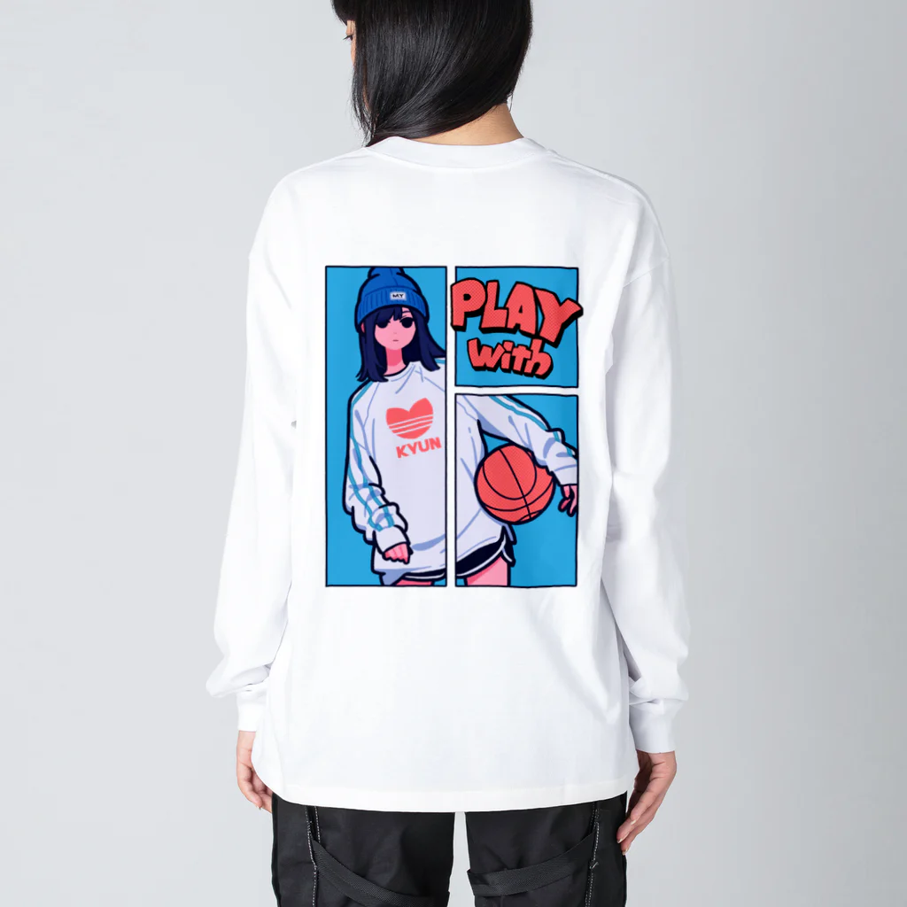 美好よしみのPLAY with ビッグシルエットロングスリーブTシャツ