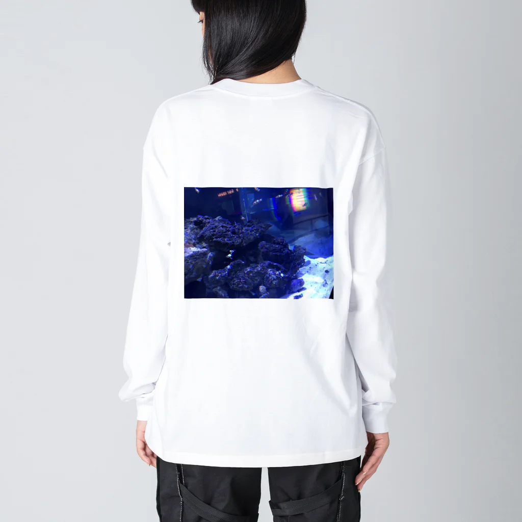 mのBLUE Big Long Sleeve T-Shirt