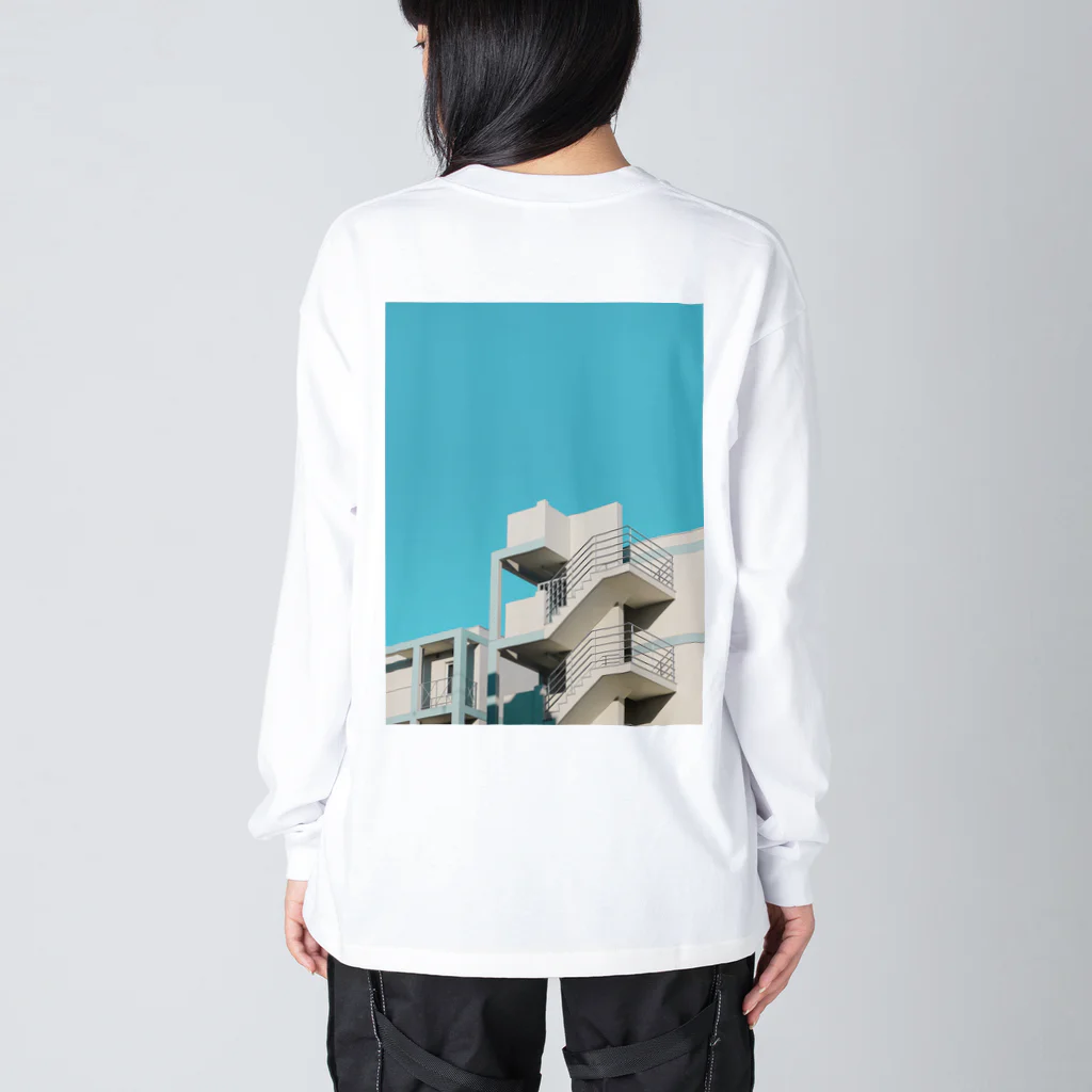 傘の#0bb5cb Big Long Sleeve T-Shirt