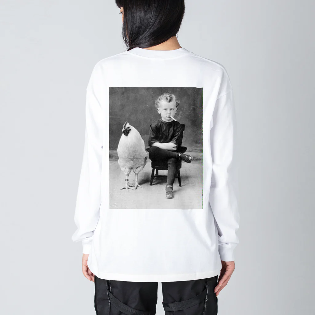 gramのsmoke kids LS tee ビッグシルエットロングスリーブTシャツ