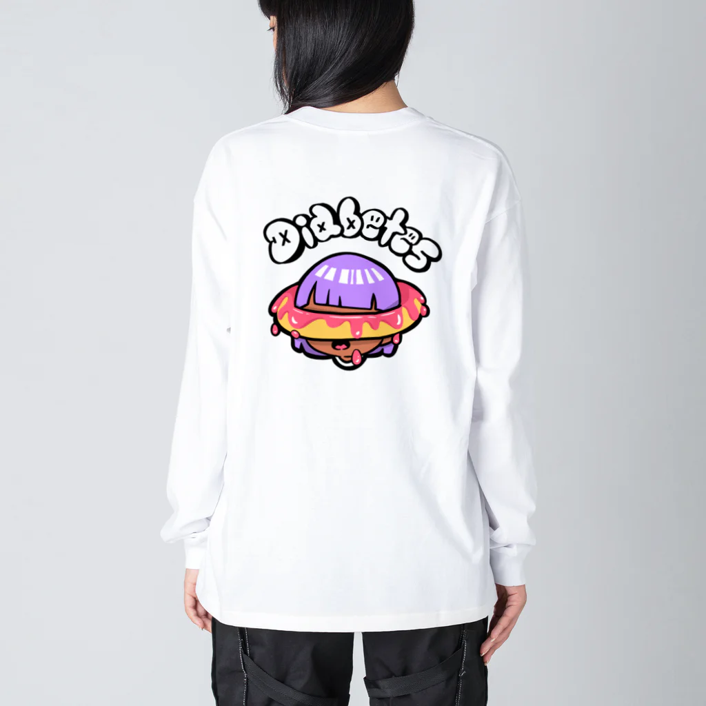 cuziraのdiabetes ビッグシルエットロングスリーブTシャツ