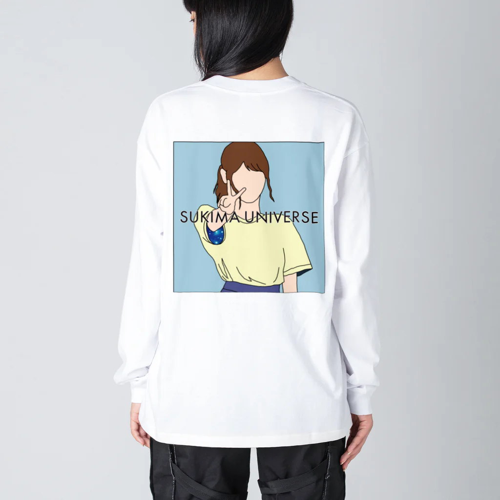 森田GMのSUKIMA UNIVERSE 脇 ビッグシルエットロングスリーブTシャツ
