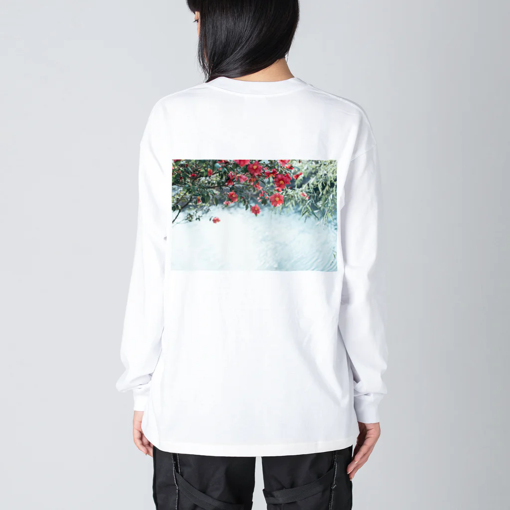 yamyam_mikanの黄昏　バックプリント Big Long Sleeve T-Shirt