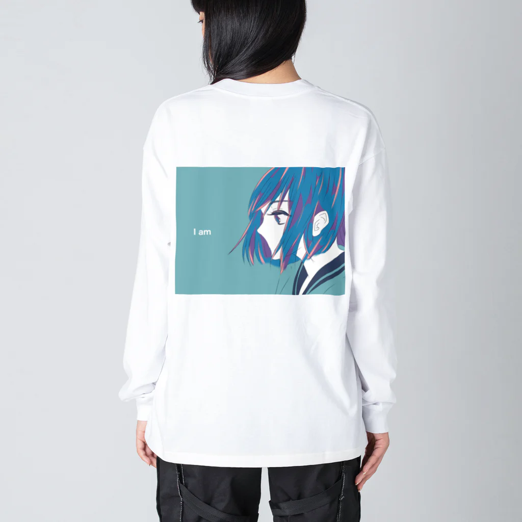 me.youの無駄 Big Long Sleeve T-Shirt