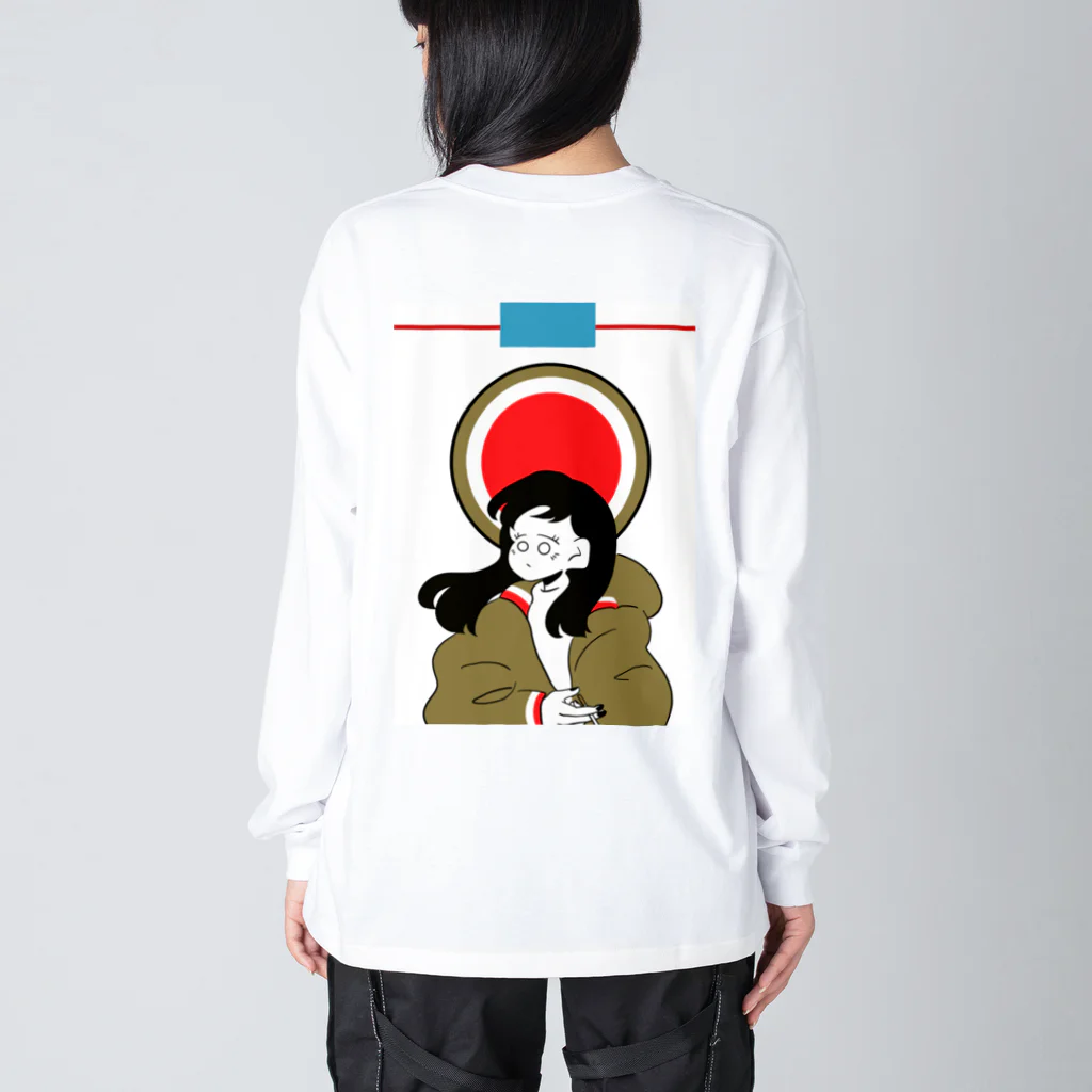 mihoのらきすとちゃん Big Long Sleeve T-Shirt