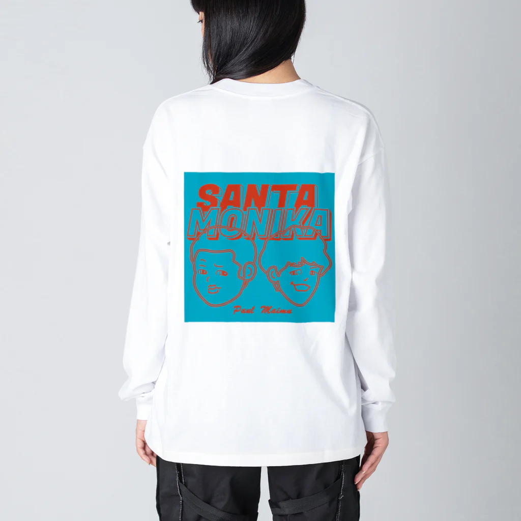 サンタモニカ　マイムのSANTAMONIKA ブルー Big Long Sleeve T-Shirt