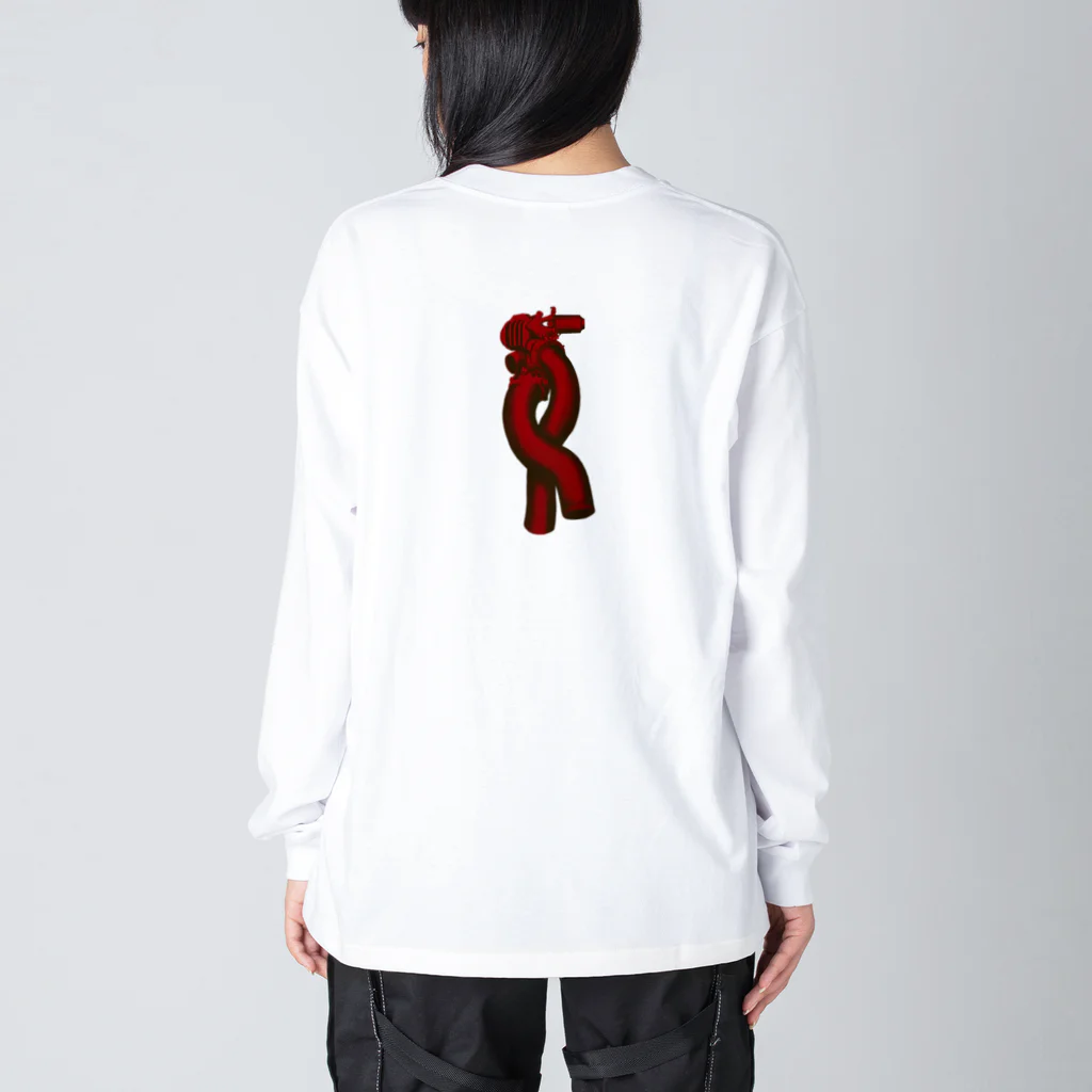 NEOTOKYO支店の赤地蔵くん Big Long Sleeve T-Shirt