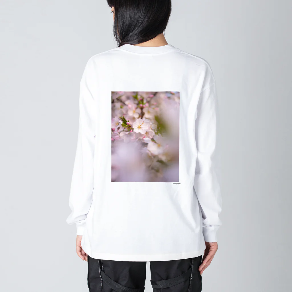 unxgraphyのSAKURA 2 ビッグシルエットロングスリーブTシャツ