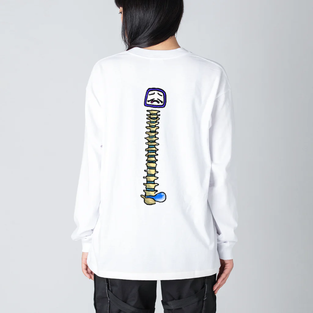 ぶらんち工房のヘルニアだるま落とし Big Long Sleeve T-Shirt