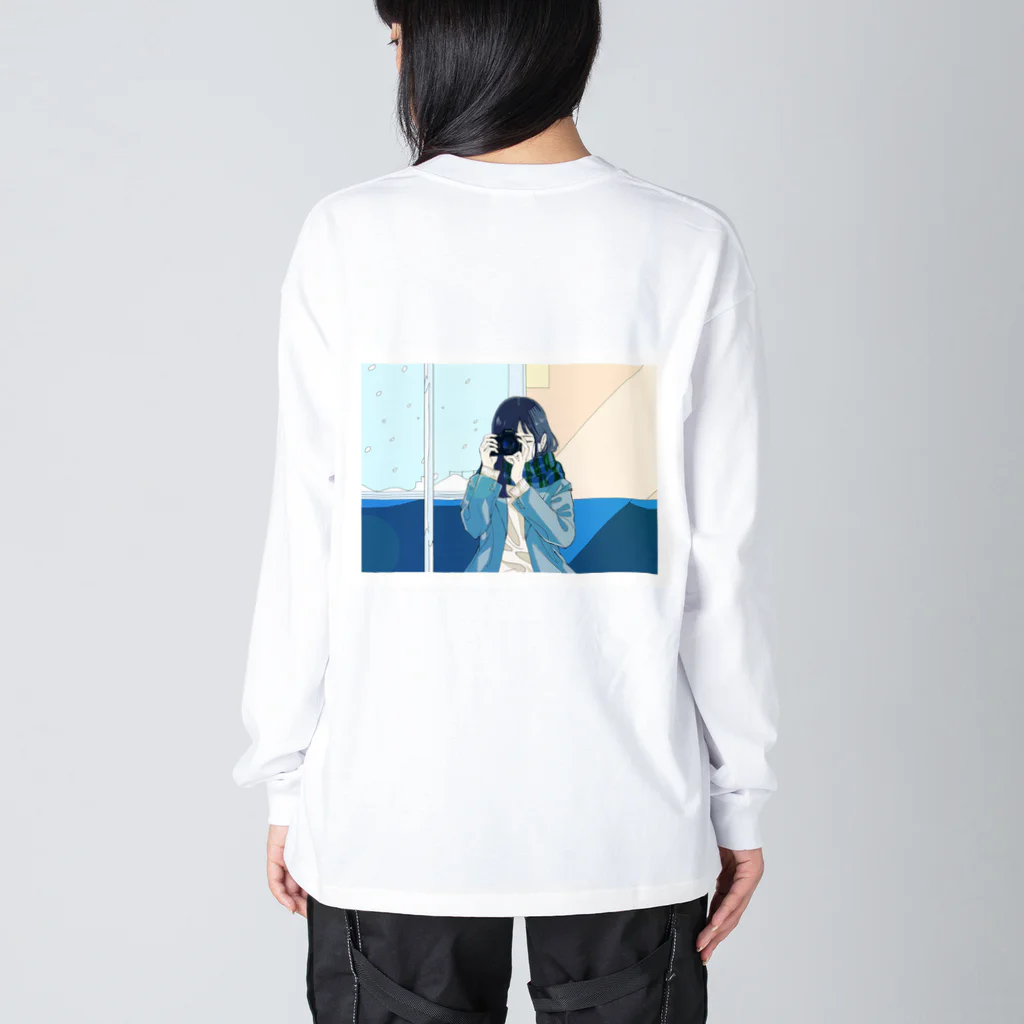 根本大/モネ◆『青嵐のエース』⑦配信中‼︎のカメラ女子 Big Long Sleeve T-Shirt