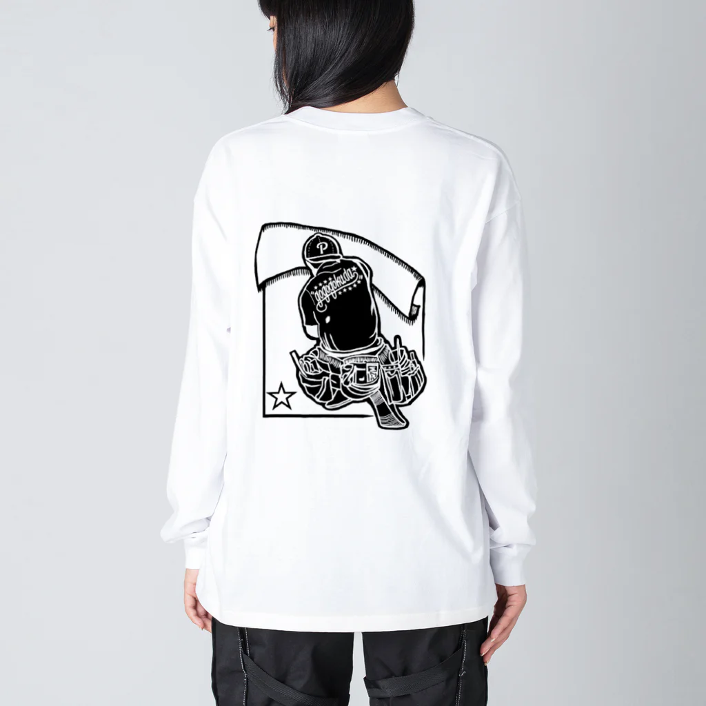 gogogokudaの【クロス屋さん】gogogokuda Big Long Sleeve T-Shirt