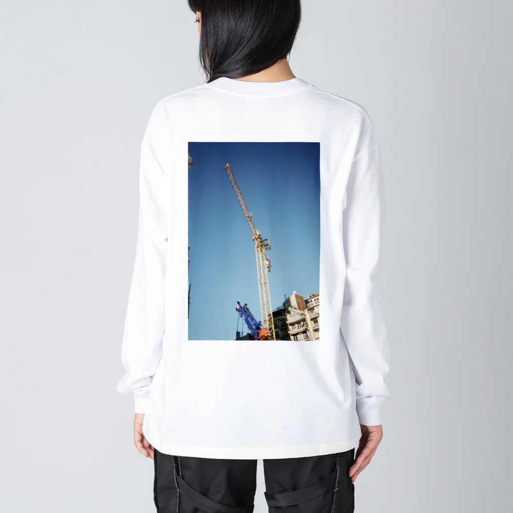 Adrenaline  Paradiseの2020Barcelona giraffe ビッグシルエットロングスリーブTシャツ