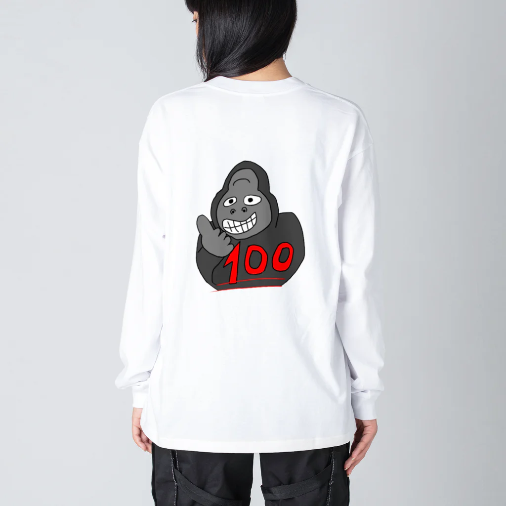 MATCHANのマンテンゴリラ Big Long Sleeve T-Shirt