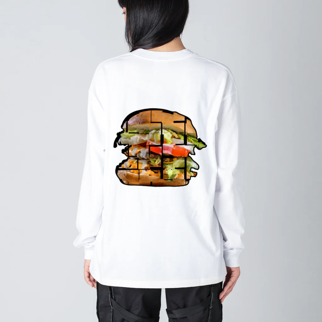 PuRiHaのハンバーガー３ Big Long Sleeve T-Shirt