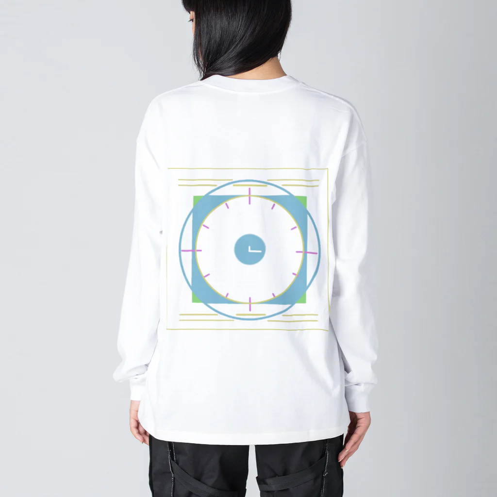 ８BOMRIの３時をお知らせするTシャツ Big Long Sleeve T-Shirt