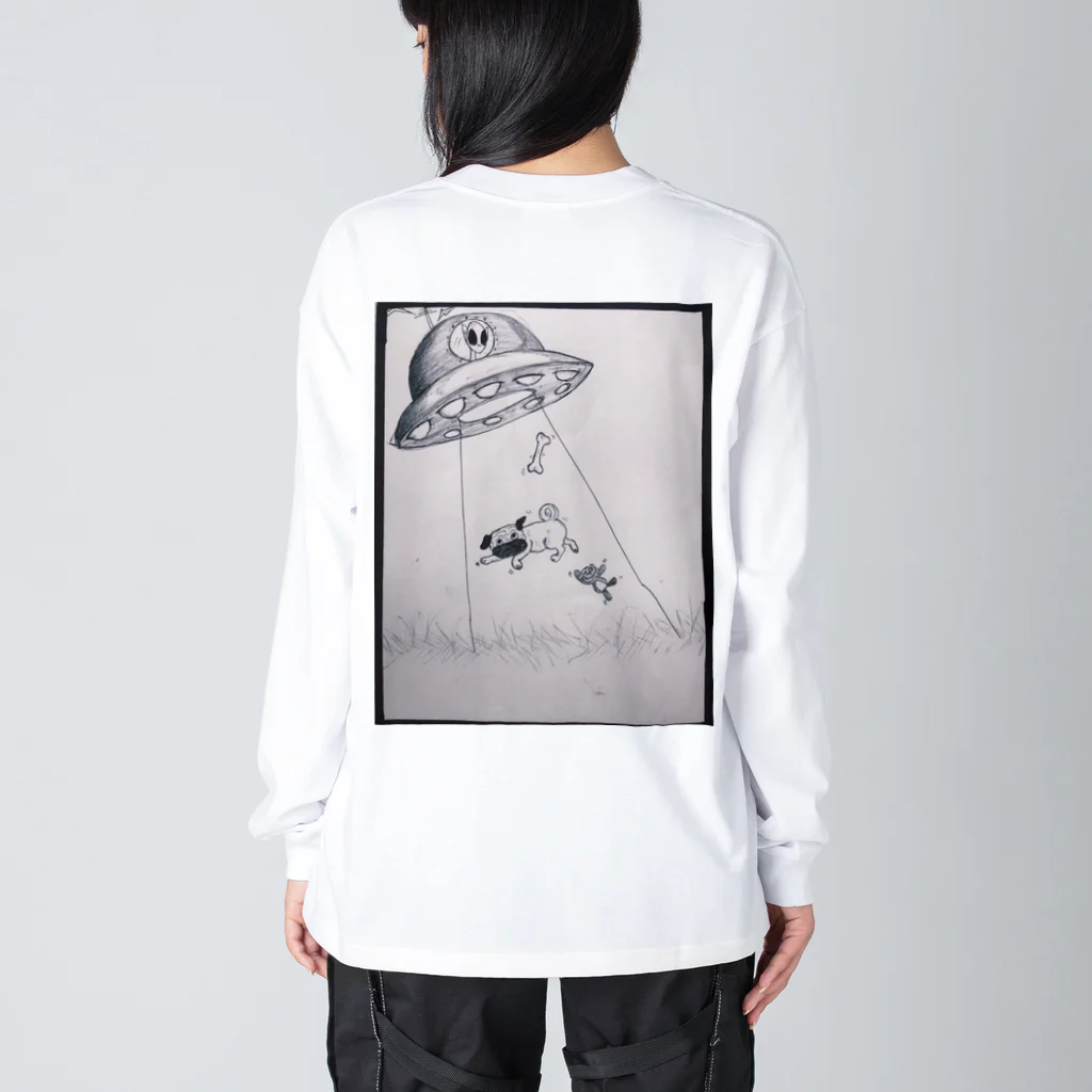 U の盗まれたパグシリーズ Big Long Sleeve T-Shirt