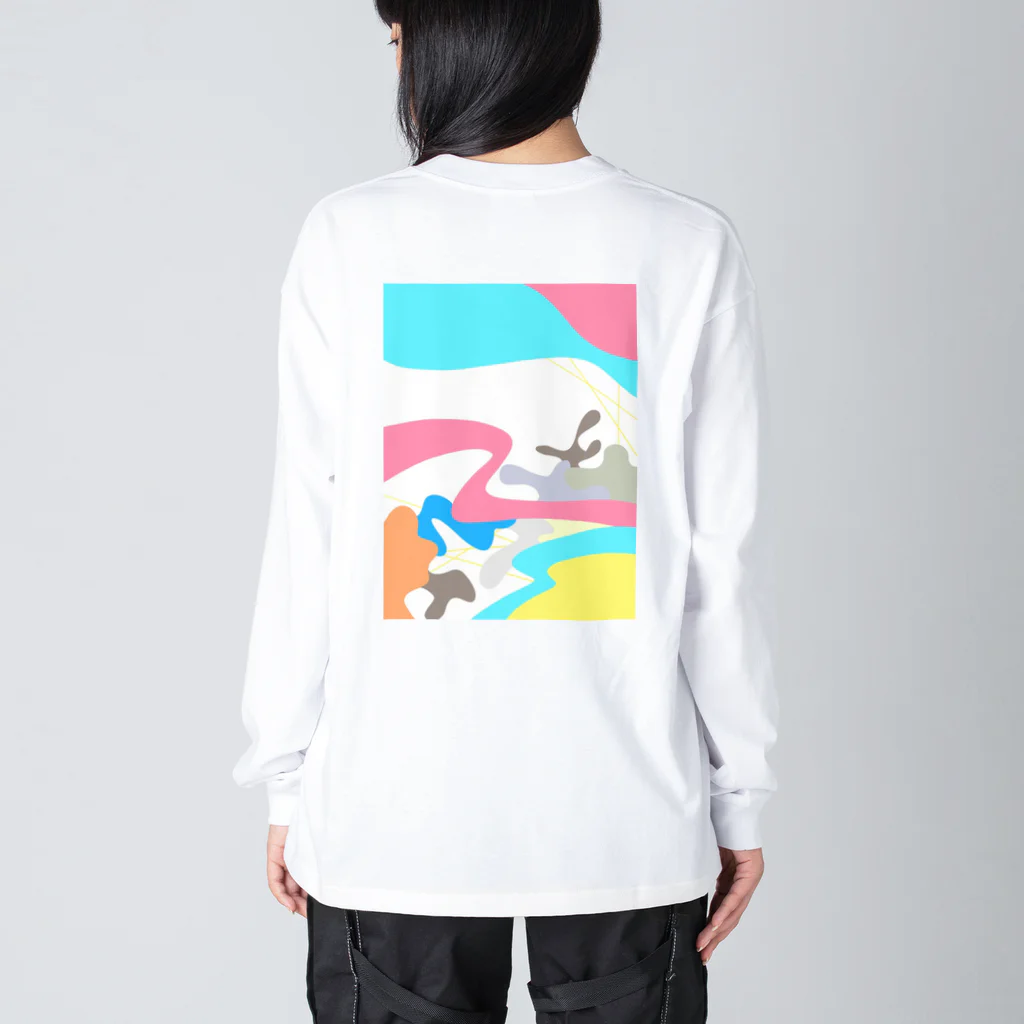 えまのFlying high in the sky Big Long Sleeve T-Shirt