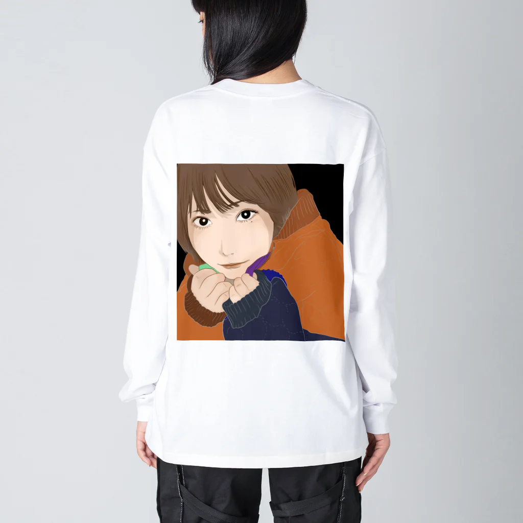 ハナナチョビンソン・D・プルルペロッチの彼女な子 Big Long Sleeve T-Shirt