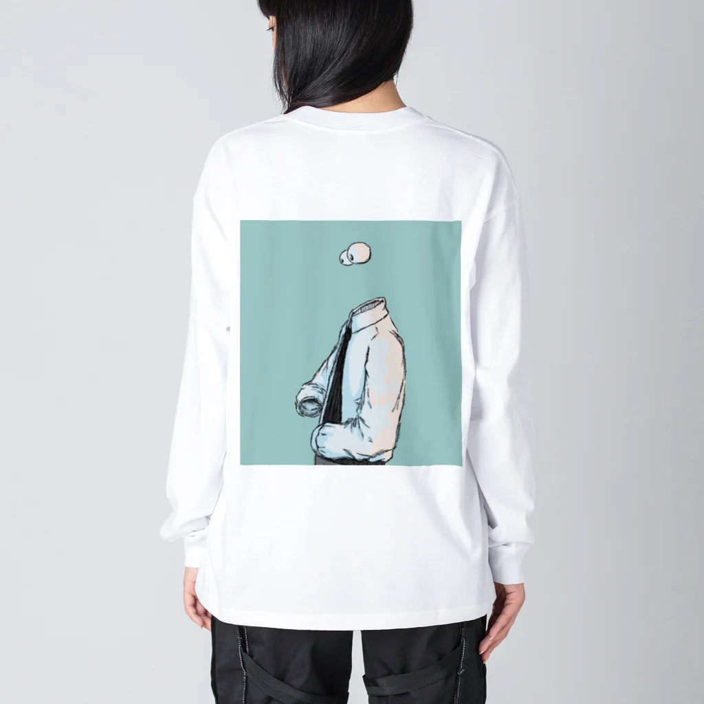 ﾊﾘｶﾞﾈの横向きのなつくん Big Long Sleeve T-Shirt