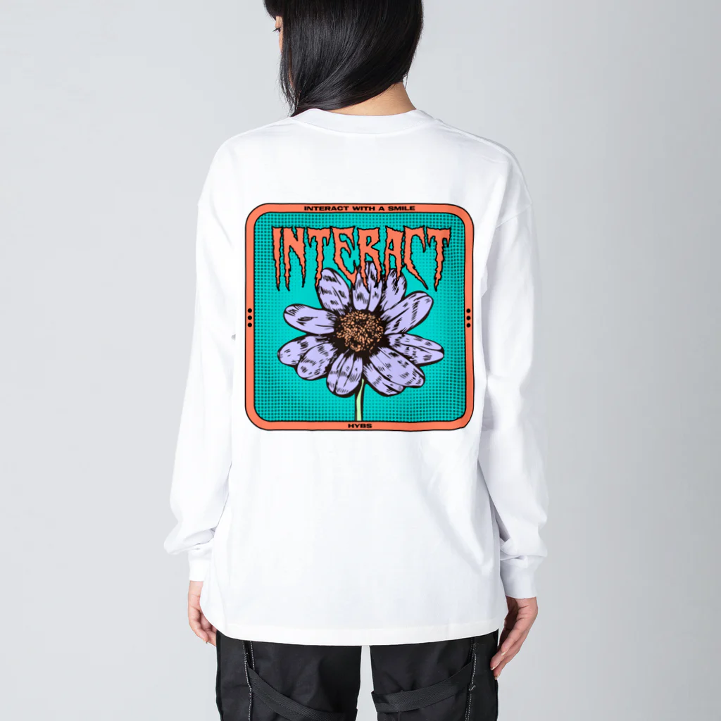 HYBS FOR MEのお花の様な笑顔 Big Long Sleeve T-Shirt