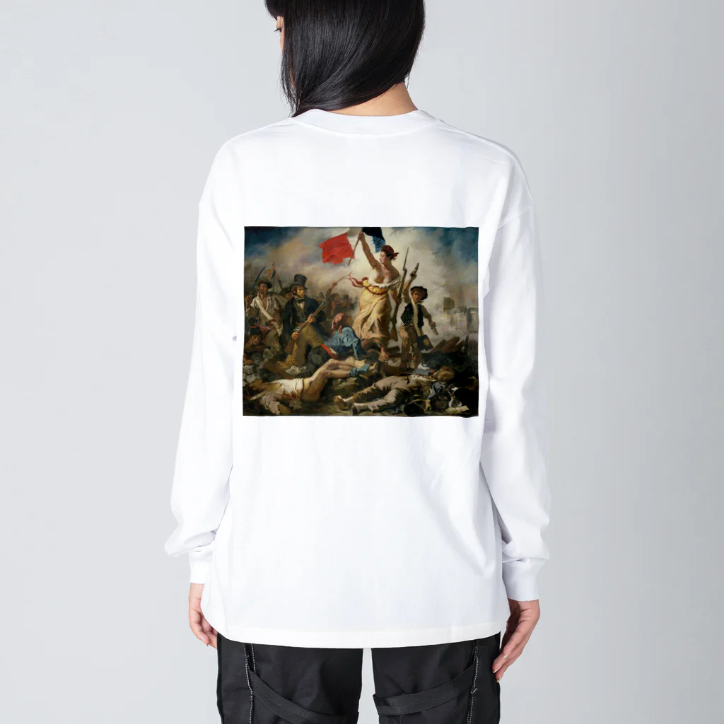 いとの民衆を導く自由の女神 Big Long Sleeve T-Shirt