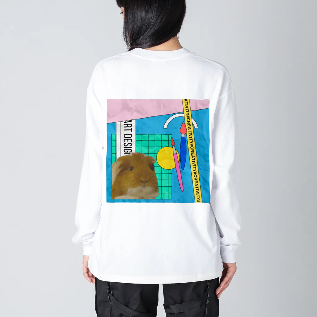 わいわいもるもっとのモルモットのラム Big Long Sleeve T-Shirt