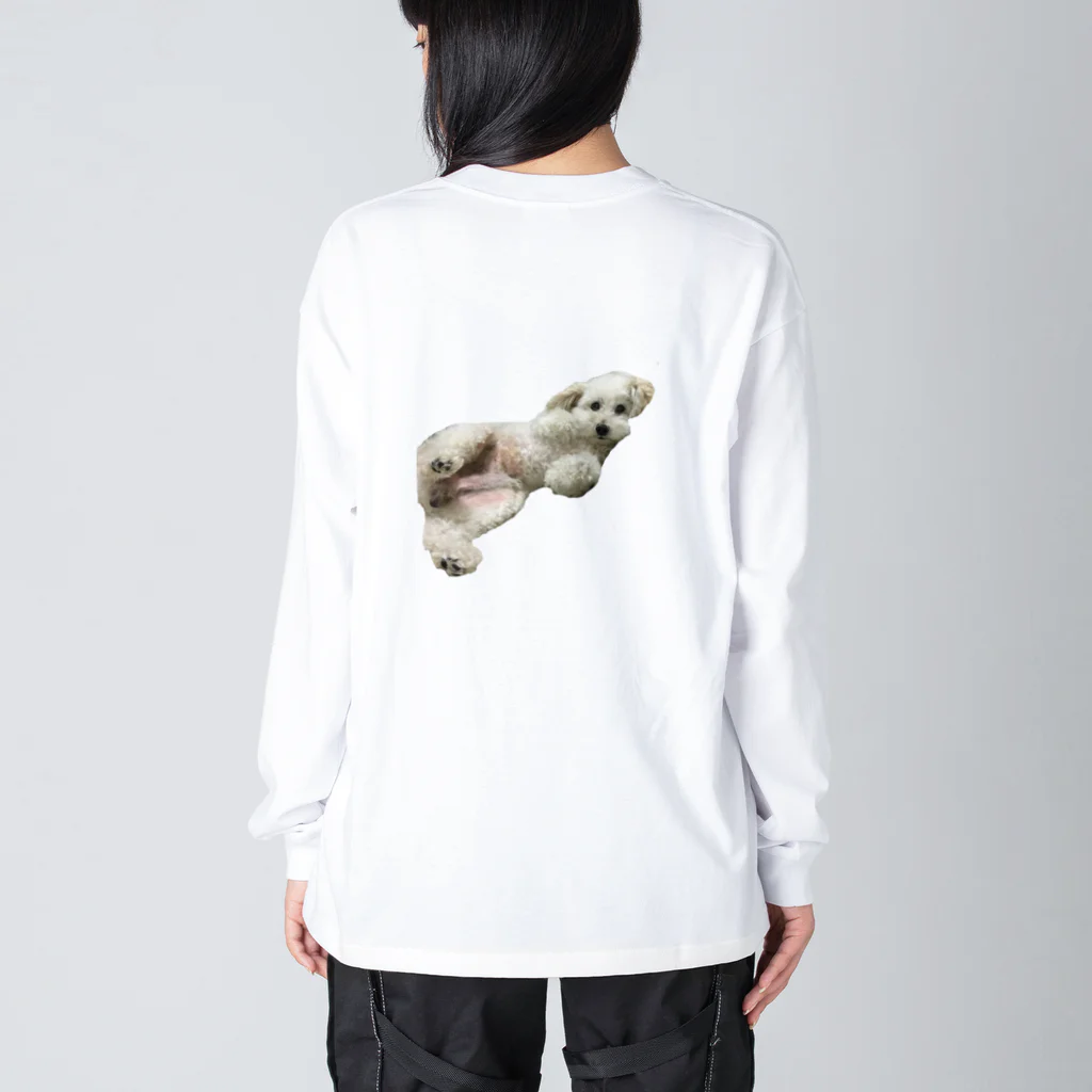 mimimiのnuts___bon(back) ビッグシルエットロングスリーブTシャツ