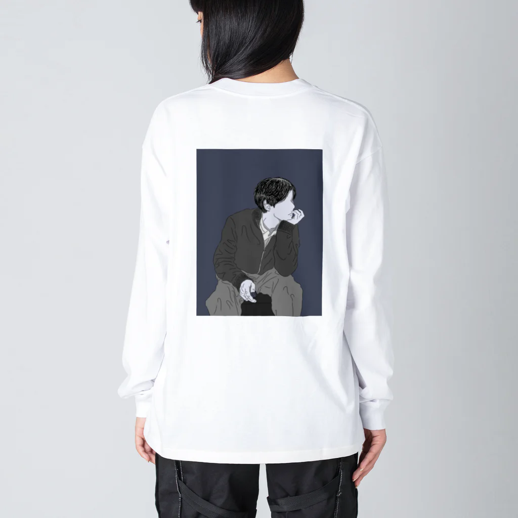 Butterfly Dreamの韓国風イラスト ビッグシルエットロングスリーブTシャツ