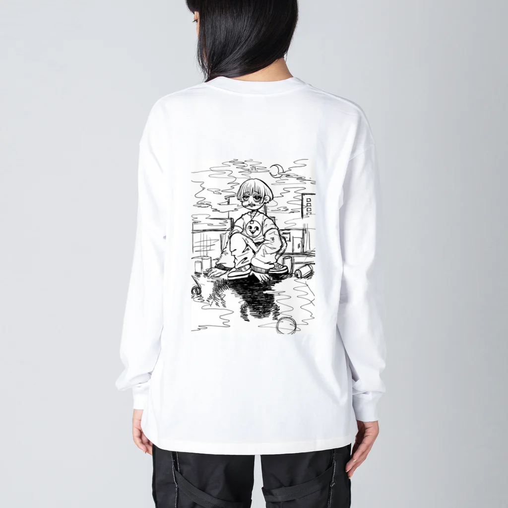 みっちょんすのBoy ビッグシルエットロングスリーブTシャツ